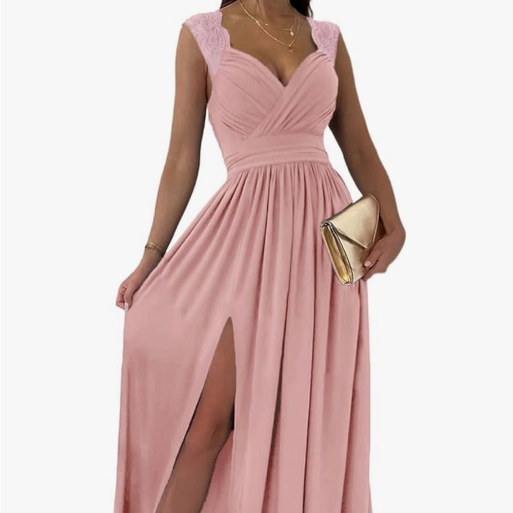 Pink bridesmaid dress